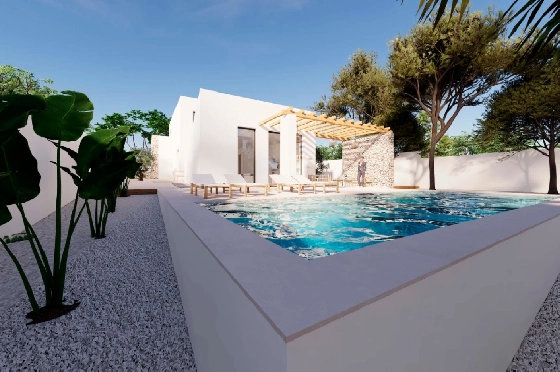 Villa in Moraira zu verkaufen, Living area 268 m², Klimaanlage, Plot 800 m², 4 Schlafzimmer, 3 Badezimmer, Pool, ref.: BI-MT.H-793-1