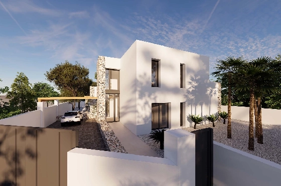 Villa in Moraira zu verkaufen, Living area 268 m², Klimaanlage, Plot 800 m², 4 Schlafzimmer, 3 Badezimmer, Pool, ref.: BI-MT.H-793-11