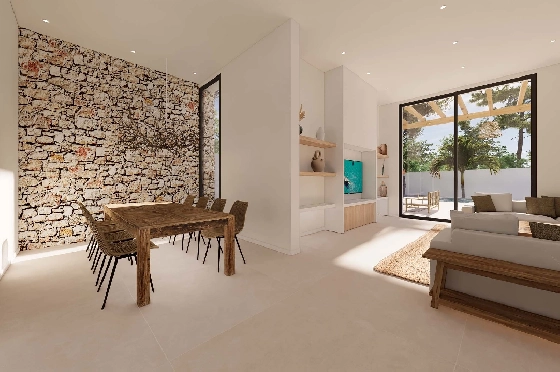 Villa in Moraira zu verkaufen, Living area 268 m², Klimaanlage, Plot 800 m², 4 Schlafzimmer, 3 Badezimmer, Pool, ref.: BI-MT.H-793-3