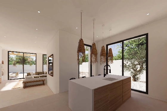 Villa in Moraira zu verkaufen, Living area 268 m², Klimaanlage, Plot 800 m², 4 Schlafzimmer, 3 Badezimmer, Pool, ref.: BI-MT.H-793-6