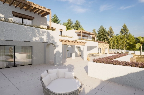 Villa in Moraira zu verkaufen, Living area 2264 m², Baujahr 2024, Klimaanlage, Plot 2896 m², 6 Schlafzimmer, 6 Badezimmer, Pool, ref.: BI-MT.H-800-3