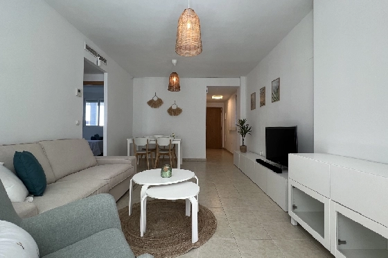 Apartment in Denia zur Ferienvermietung, Living area 86 m², Baujahr 2006, Zustand modernisiert, + Zentralheizung, Klimaanlage, Plot 46 m², 2 Schlafzimmer, 2 Badezimmer, Pool, ref.: T-0324-9