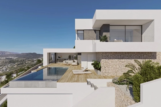 Villa in Cumbre del Sol zu verkaufen, Living area 349 m², Plot 807 m², 3 Schlafzimmer, 3 Badezimmer, Pool, ref.: BS-84915850-4