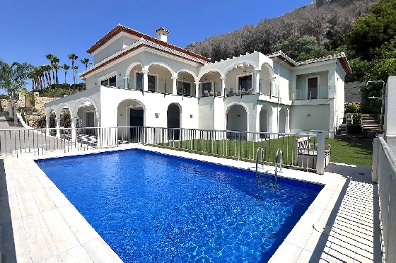 Villa in Javea(Ermita) zu verkaufen, Living area 400 m², Baujahr 2018, Zustand neuwertig, + Fussbodenheizung, Klimaanlage, Plot 1596 m², 3 Schlafzimmer, 2 Badezimmer, Pool, ref.: AS-0624-3