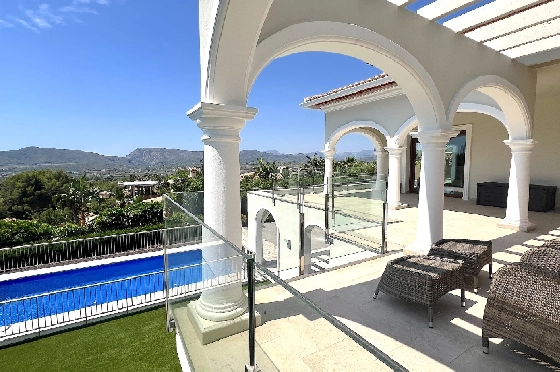 Villa in Javea(Ermita) zu verkaufen, Living area 400 m², Baujahr 2018, Zustand neuwertig, + Fussbodenheizung, Klimaanlage, Plot 1596 m², 3 Schlafzimmer, 2 Badezimmer, Pool, ref.: AS-0624-38