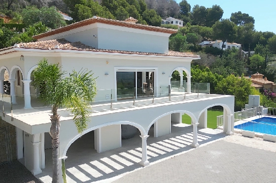 Villa in Javea(Ermita) zu verkaufen, Living area 400 m², Baujahr 2018, Zustand neuwertig, + Fussbodenheizung, Klimaanlage, Plot 1596 m², 3 Schlafzimmer, 2 Badezimmer, Pool, ref.: AS-0624-42