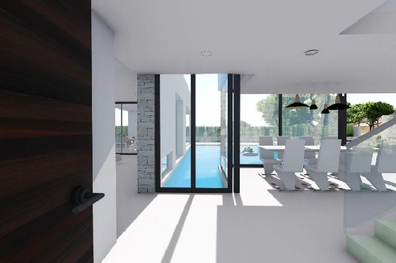 Villa in Calpe zu verkaufen, Living area 370 m², Baujahr 2019, Klimaanlage, Plot 1252 m², 4 Schlafzimmer, 4 Badezimmer, Pool, ref.: AM-11348DA-10