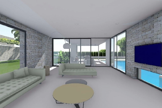 Villa in Calpe zu verkaufen, Living area 370 m², Baujahr 2019, Klimaanlage, Plot 1252 m², 4 Schlafzimmer, 4 Badezimmer, Pool, ref.: AM-11348DA-11