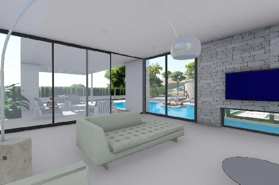 Villa in Calpe zu verkaufen, Living area 370 m², Baujahr 2019, Klimaanlage, Plot 1252 m², 4 Schlafzimmer, 4 Badezimmer, Pool, ref.: AM-11348DA-12