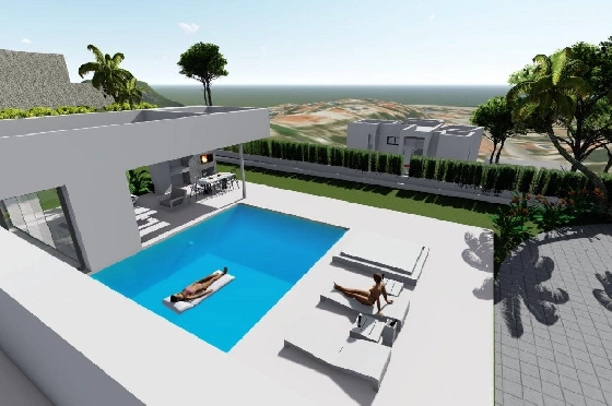Villa in Calpe zu verkaufen, Living area 370 m², Baujahr 2019, Klimaanlage, Plot 1252 m², 4 Schlafzimmer, 4 Badezimmer, Pool, ref.: AM-11348DA-5