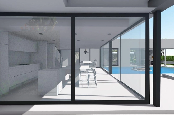 Villa in Calpe zu verkaufen, Living area 370 m², Baujahr 2019, Klimaanlage, Plot 1252 m², 4 Schlafzimmer, 4 Badezimmer, Pool, ref.: AM-11348DA-9