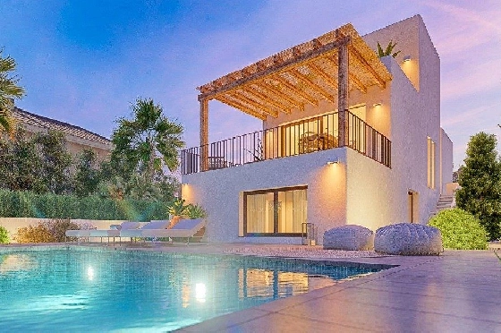 Villa in Oliva zu verkaufen, Living area 262 m², Baujahr 2022, Klimaanlage, Plot 462 m², 4 Schlafzimmer, 5 Badezimmer, Pool, ref.: AM-11592DA-4
