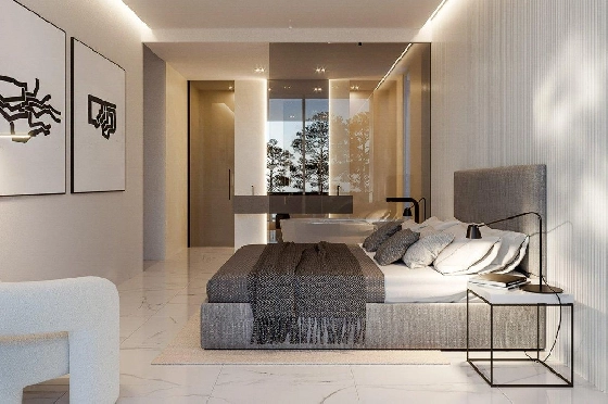 Villa in Moraira zu verkaufen, Living area 701 m², Baujahr 2023, Klimaanlage, Plot 1864 m², 5 Schlafzimmer, 6 Badezimmer, Pool, ref.: AM-11839DA-12