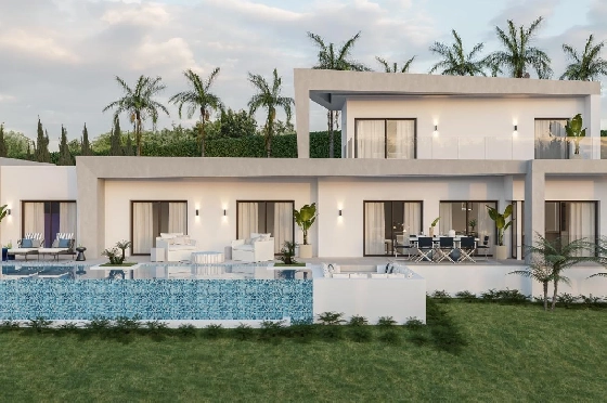 Villa in Javea zu verkaufen, Living area 185 m², Baujahr 2024, Klimaanlage, Plot 1000 m², 4 Schlafzimmer, 3 Badezimmer, Pool, ref.: AM-12073DA-1