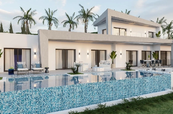 Villa in Javea zu verkaufen, Living area 185 m², Baujahr 2024, Klimaanlage, Plot 1000 m², 4 Schlafzimmer, 3 Badezimmer, Pool, ref.: AM-12073DA-2