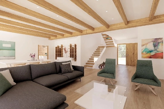 Finca in Benissa zu verkaufen, Living area 305 m², Baujahr 2024, Klimaanlage, Plot 10000 m², 3 Schlafzimmer, 3 Badezimmer, Pool, ref.: AM-12208DA-16