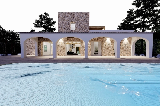 Finca in Benissa zu verkaufen, Living area 305 m², Baujahr 2024, Klimaanlage, Plot 10000 m², 3 Schlafzimmer, 3 Badezimmer, Pool, ref.: AM-12208DA-3
