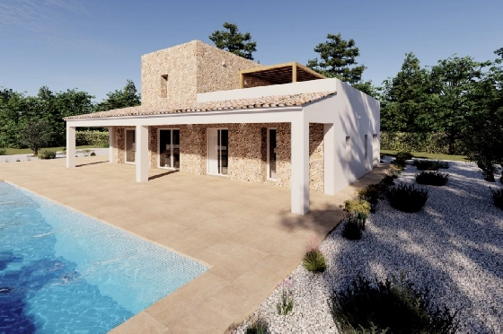 Finca in Benissa zu verkaufen, Living area 305 m², Baujahr 2024, Klimaanlage, Plot 10000 m², 3 Schlafzimmer, 3 Badezimmer, Pool, ref.: AM-12208DA-5