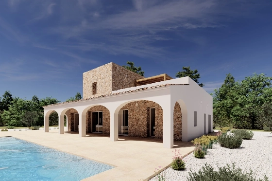 Finca in Benissa zu verkaufen, Living area 305 m², Baujahr 2024, Klimaanlage, Plot 10000 m², 3 Schlafzimmer, 3 Badezimmer, Pool, ref.: AM-12208DA-8