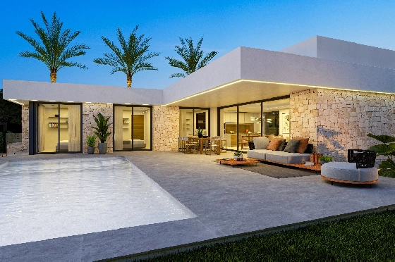 Villa in Denia zu verkaufen, Living area 151 m², Klimaanlage, Plot 832 m², 3 Schlafzimmer, 2 Badezimmer, Pool, ref.: UM-UV-ALCIPE-2