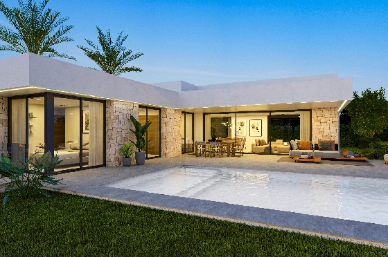 Villa in Denia zu verkaufen, Living area 151 m², Klimaanlage, Plot 832 m², 3 Schlafzimmer, 2 Badezimmer, Pool, ref.: UM-UV-ALCIPE-4