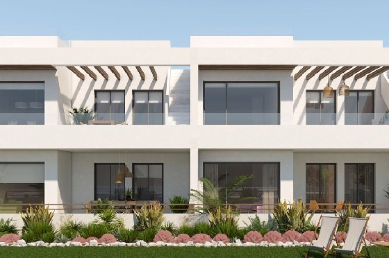 Erdgeschoss Apartment in Torrevieja zu verkaufen, Wohnfläche 90 m², Zustand Erstbezug, + fussboden, Klimaanlage, 2 Schlafzimmer, 2 Badezimmer, Pool, ref.: HA-TON-162-A01-3
