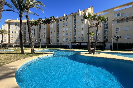 Apartment in Xabia(El Arenal) zur Ferienvermietung, Living area 92 m², Baujahr 2001, + KLIMA, Klimaanlage, Plot 101 m², 2 Schlafzimmer, 2 Badezimmer, Pool, ref.: T-0524-2