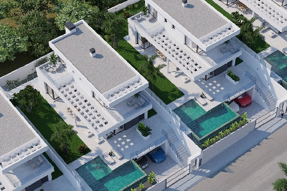 Villa in Finestrat zu verkaufen, Living area 175 m², Zustand Erstbezug, + fussboden, Klimaanlage, Plot 455 m², 3 Schlafzimmer, 3 Badezimmer, Pool, ref.: HA-FIN-106-E01-21