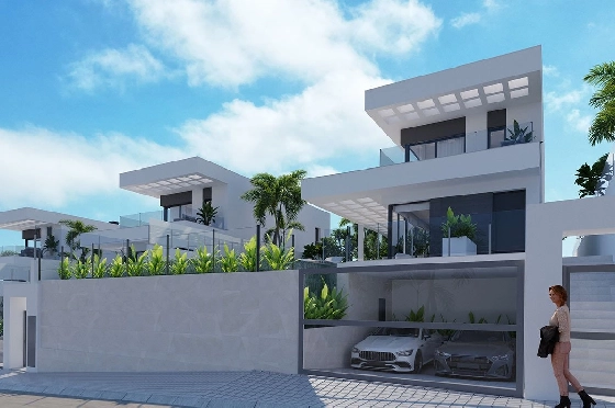 Villa in Finestrat zu verkaufen, Living area 175 m², Zustand Erstbezug, + fussboden, Klimaanlage, Plot 455 m², 3 Schlafzimmer, 3 Badezimmer, Pool, ref.: HA-FIN-106-E01-4