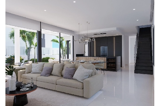 Villa in Finestrat zu verkaufen, Living area 175 m², Zustand Erstbezug, + fussboden, Klimaanlage, Plot 455 m², 3 Schlafzimmer, 3 Badezimmer, Pool, ref.: HA-FIN-106-E01-7