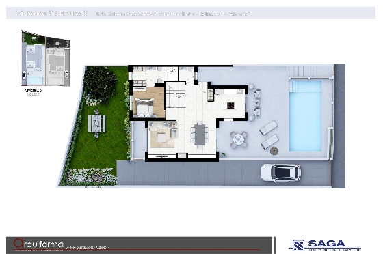 Villa in Alfaz Del Pi zu verkaufen, Wohnfläche 178 m², Grundstück 780 m², 4 Schlafzimmer, 3 Badezimmer, Pool, ref.: CPS-9274-7