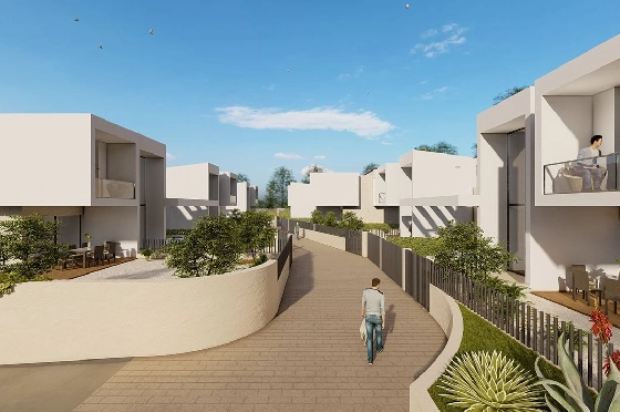 Villa in La Nucia zu verkaufen, Wohnfläche 125 m², Zustand Erstbezug, Klimaanlage, Grundstück 334 m², 3 Schlafzimmer, 3 Badezimmer, Pool, ref.: HA-LNN-110-E01-5