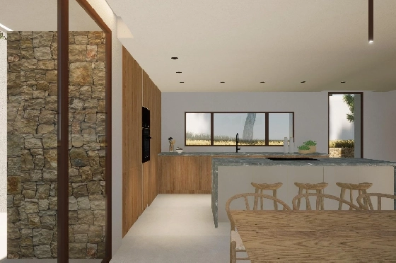 Villa in Moraira zu verkaufen, Living area 340 m², Baujahr 2024, Klimaanlage, Plot 1070 m², 4 Schlafzimmer, 4 Badezimmer, Pool, ref.: AM-12145DR-11