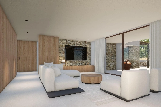 Villa in Moraira zu verkaufen, Living area 340 m², Baujahr 2024, Klimaanlage, Plot 1070 m², 4 Schlafzimmer, 4 Badezimmer, Pool, ref.: AM-12145DR-9