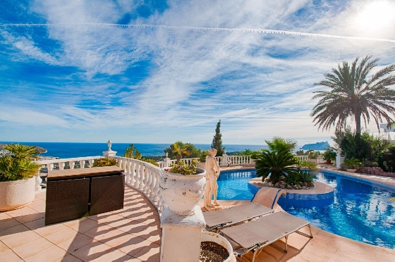 Villa in Moraira zu verkaufen, Living area 300 m², Baujahr 1984, Klimaanlage, Plot 1615 m², 3 Schlafzimmer, 2 Badezimmer, Pool, ref.: AM-12279DA-13