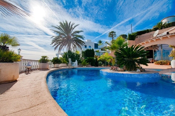 Villa in Moraira zu verkaufen, Living area 300 m², Baujahr 1984, Klimaanlage, Plot 1615 m², 3 Schlafzimmer, 2 Badezimmer, Pool, ref.: AM-12279DA-18