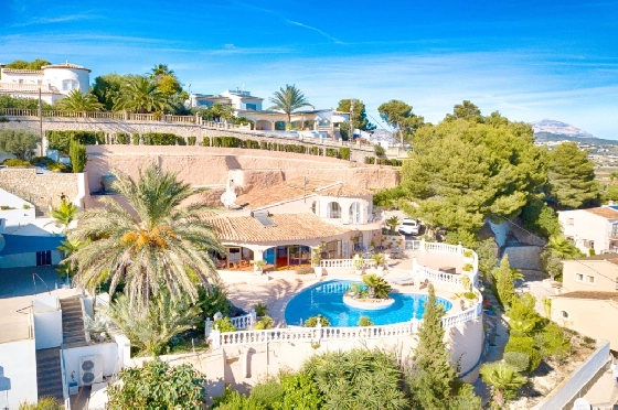 Villa in Moraira zu verkaufen, Living area 300 m², Baujahr 1984, Klimaanlage, Plot 1615 m², 3 Schlafzimmer, 2 Badezimmer, Pool, ref.: AM-12279DA-7