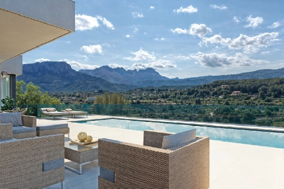 Villa in Calpe zu verkaufen, Living area 190 m², Baujahr 2025, Klimaanlage, Plot 1000 m², 3 Schlafzimmer, 3 Badezimmer, Pool, ref.: AM-12431DA-3