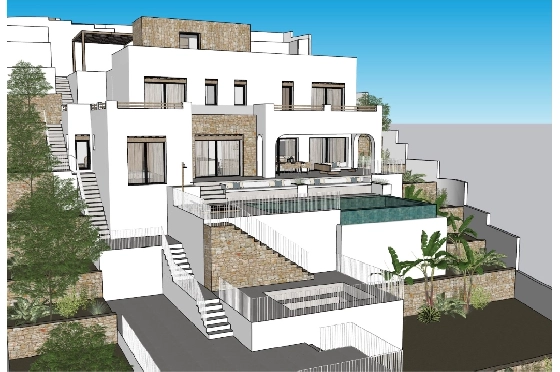 Villa in Benissa zu verkaufen, Living area 232 m², Baujahr 2025, Klimaanlage, Plot 1199 m², 4 Schlafzimmer, 3 Badezimmer, Pool, ref.: AM-12453DR-5