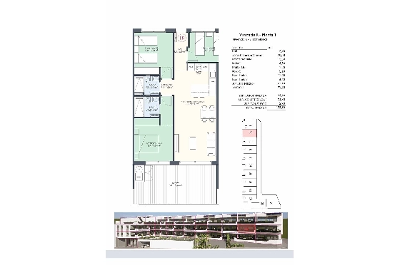 Etagen Apartment in Benijofar zu verkaufen, Wohnfläche 118 m², Zustand Erstbezug, 3 Schlafzimmer, 2 Badezimmer, Pool, ref.: HA-BNN-332-A02-37