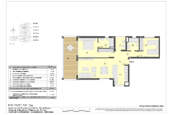 Etagen Apartment in Colonia de Sant Jordi zu verkaufen, Wohnfläche 118 m², Zustand Erstbezug, + fussboden, Klimaanlage, 2 Schlafzimmer, 2 Badezimmer, Pool, ref.: HA-MLN-163-A01-12