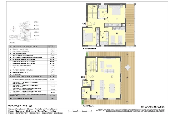 Maisonette in Colonia de Sant Jordi zu verkaufen, Living area 229 m², Zustand Erstbezug, + fussboden, Klimaanlage, 3 Schlafzimmer, 2 Badezimmer, Pool, ref.: HA-MLN-163-A04-10