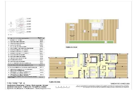 Penthouse Apartment in Colonia de Sant Jordi zu verkaufen, Living area 379 m², Zustand Erstbezug, + fussboden, Klimaanlage, 3 Schlafzimmer, 2 Badezimmer, Pool, ref.: HA-MLN-163-A03-11