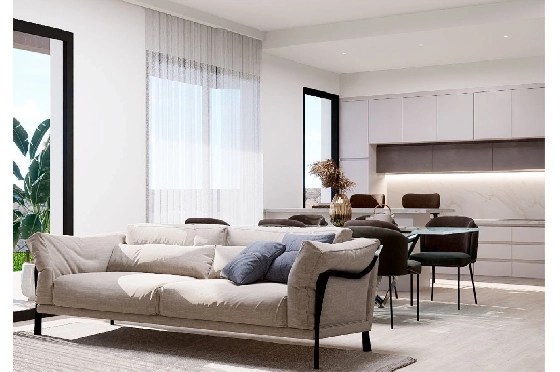 Erdgeschoss Apartment in Finestrat zu verkaufen, Wohnfläche 176 m², Zustand Erstbezug, 3 Schlafzimmer, 2 Badezimmer, Pool, ref.: HA-FIN-317-A03-15