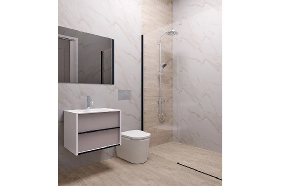 Erdgeschoss Apartment in Finestrat zu verkaufen, Wohnfläche 176 m², Zustand Erstbezug, 3 Schlafzimmer, 2 Badezimmer, Pool, ref.: HA-FIN-317-A03-3