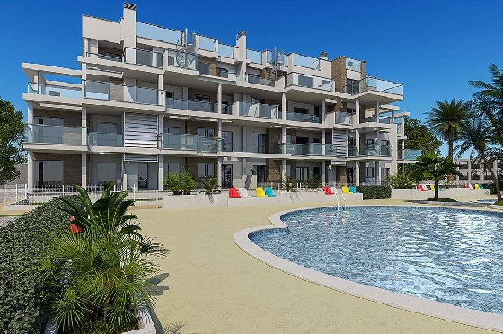Penthouse Apartment in Denia zu verkaufen, Living area 191 m², Zustand Erstbezug, 3 Schlafzimmer, 2 Badezimmer, Pool, ref.: HA-DEN-141-A03-1