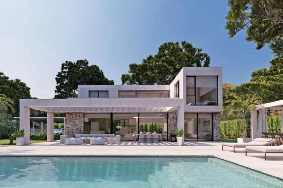 Villa in Javea zu verkaufen, Living area 250 m², Baujahr 2024, Klimaanlage, Plot 1003 m², 4 Schlafzimmer, 3 Badezimmer, Pool, ref.: PR-PPS3198-3