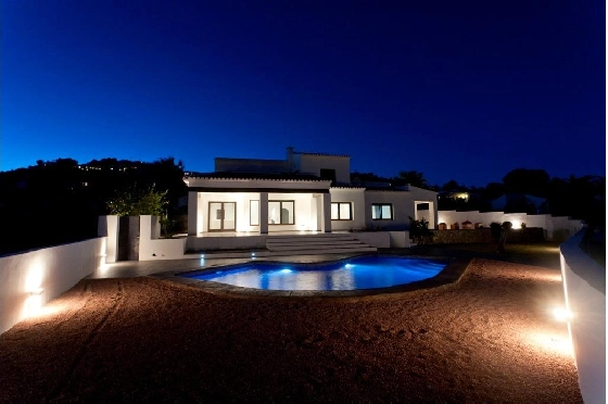 Villa in Moraira zu verkaufen, Living area 283 m², Baujahr 2023, Klimaanlage, Plot 897 m², 3 Schlafzimmer, 3 Badezimmer, Pool, ref.: AM-12030DA-29