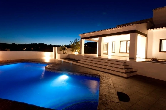 Villa in Moraira zu verkaufen, Living area 283 m², Baujahr 2023, Klimaanlage, Plot 897 m², 3 Schlafzimmer, 3 Badezimmer, Pool, ref.: AM-12030DA-5