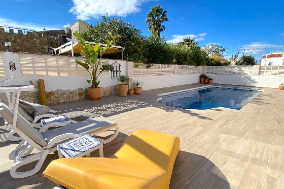 Villa in Els Poblets(Ptda. Revoltes) zu verkaufen, Living area 234 m², Baujahr 2004, Zustand gepflegt, + Zentralheizung, Klimaanlage, Plot 614 m², 4 Schlafzimmer, 3 Badezimmer, Pool, ref.: AS-1425-4
